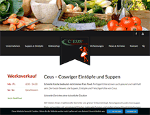 Tablet Screenshot of ceus-coswig.de